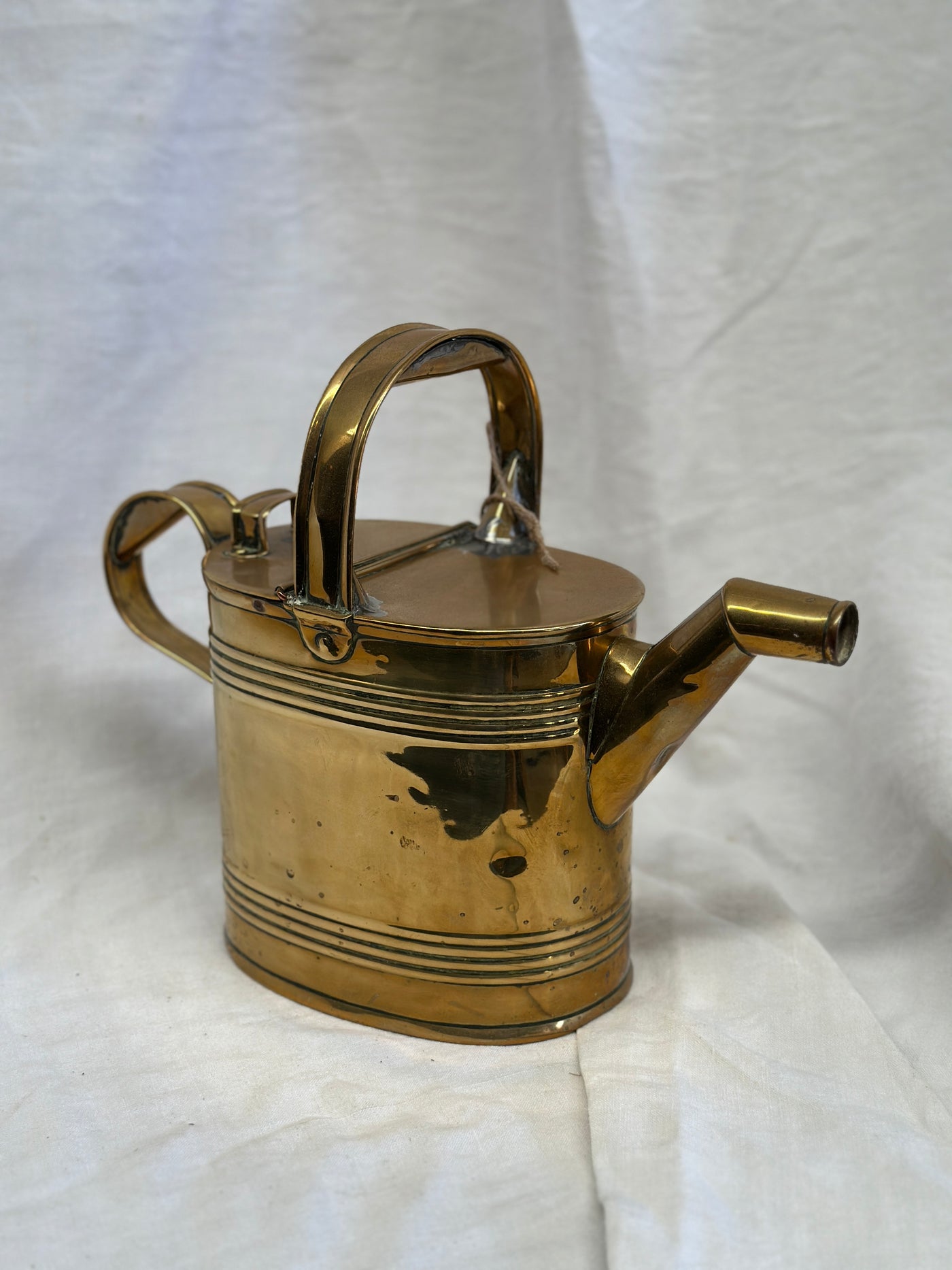 C19th Brass Watering Can