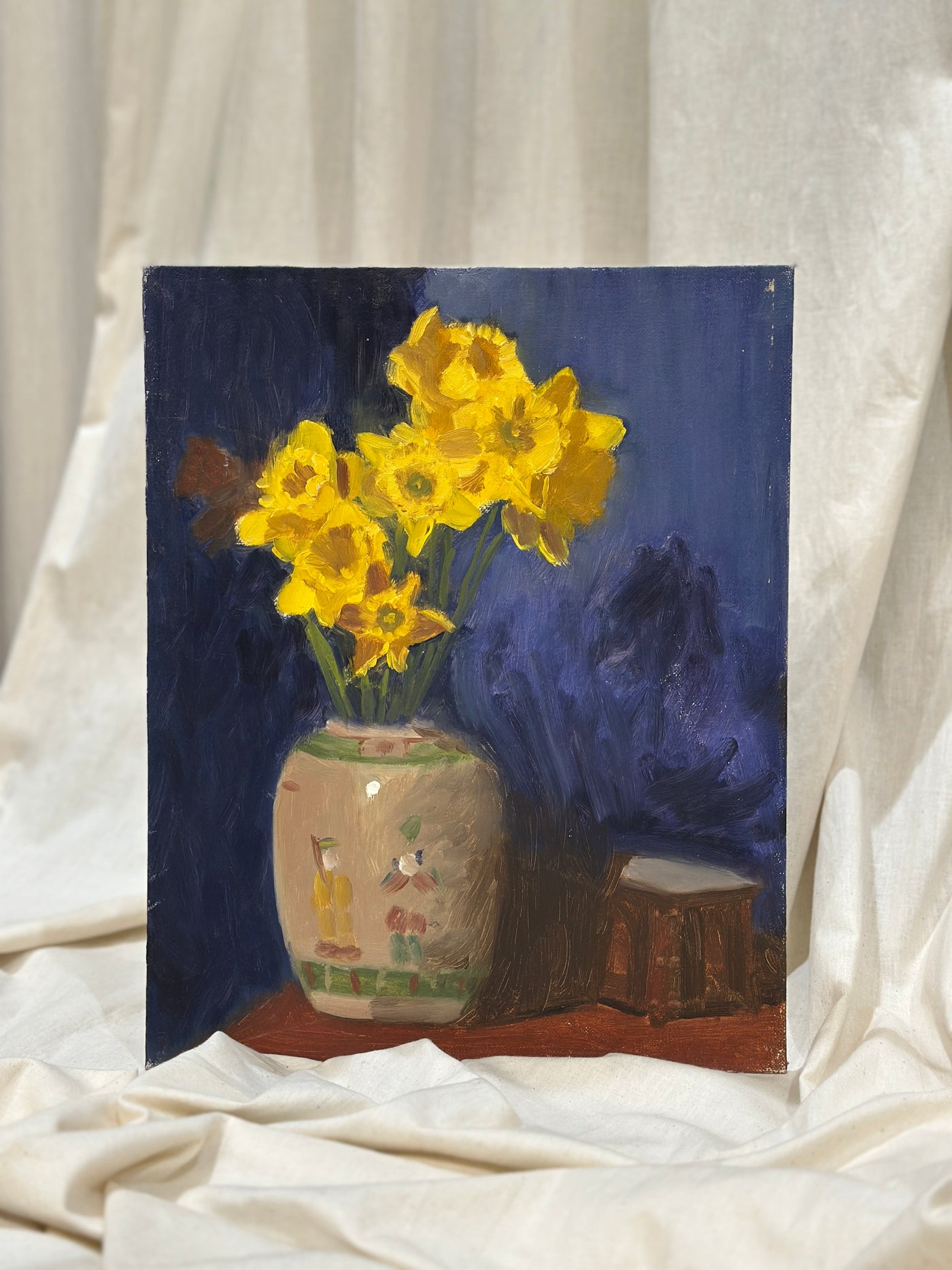 Vintage Still Life Oil Painting