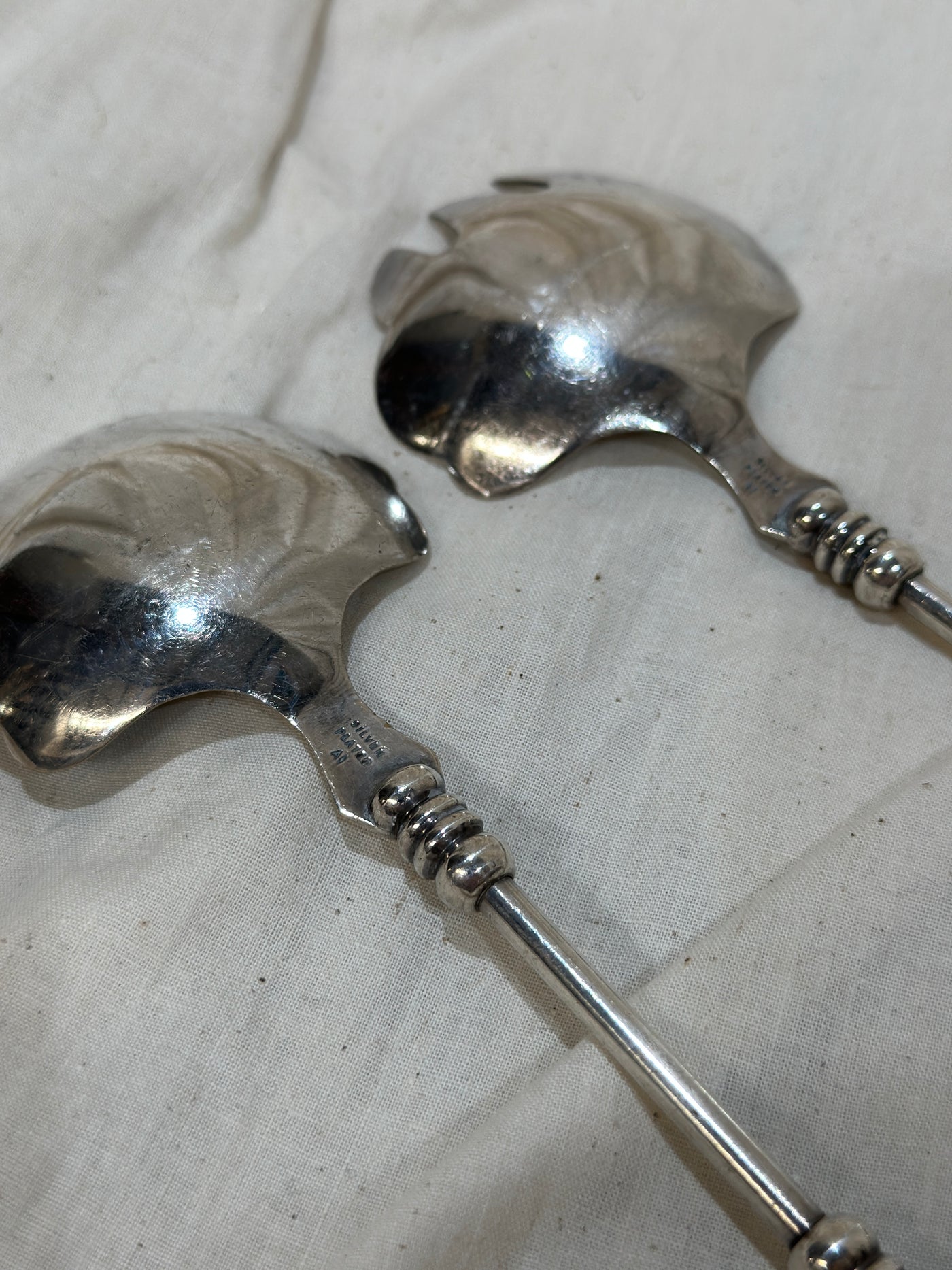 Silverplate Salad Servers (Pair)