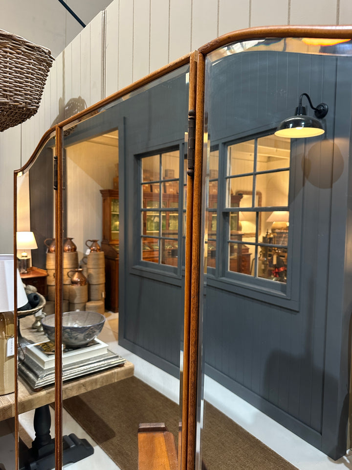 1930s Trifold Full Length Mirror