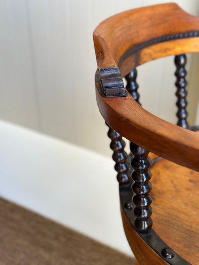 Antique English Captains Chair