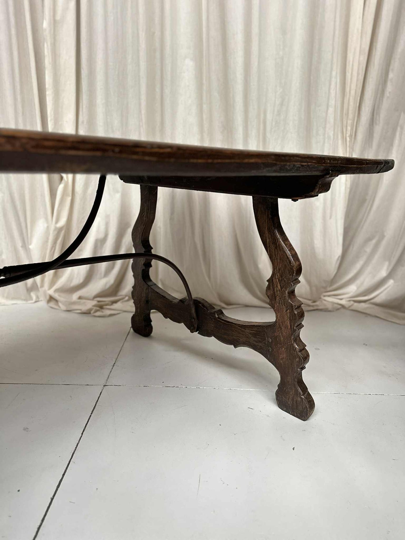 Antique Spanish Oak Dining Table