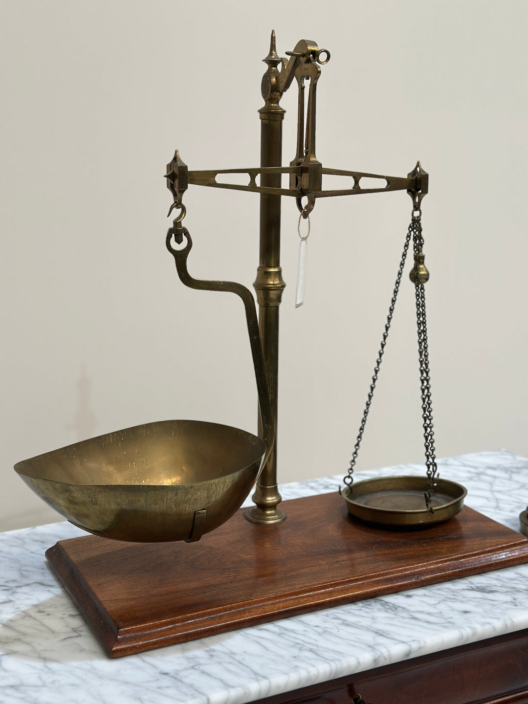 Antique English Brass Scales