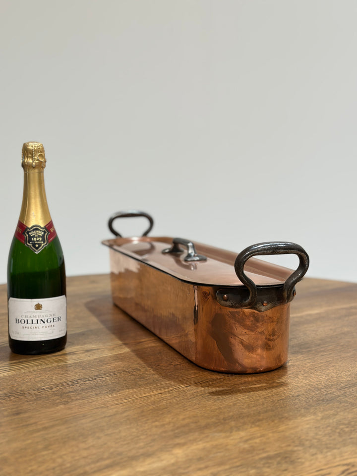 French Copper Fish Kettle