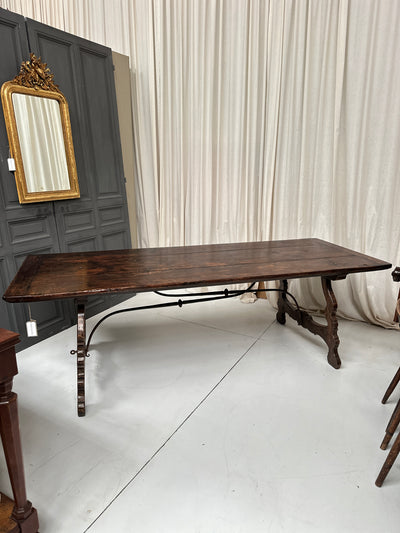 Antique Spanish Oak Dining Table