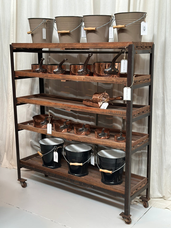 Vintage Cobblers Rack on Wheels