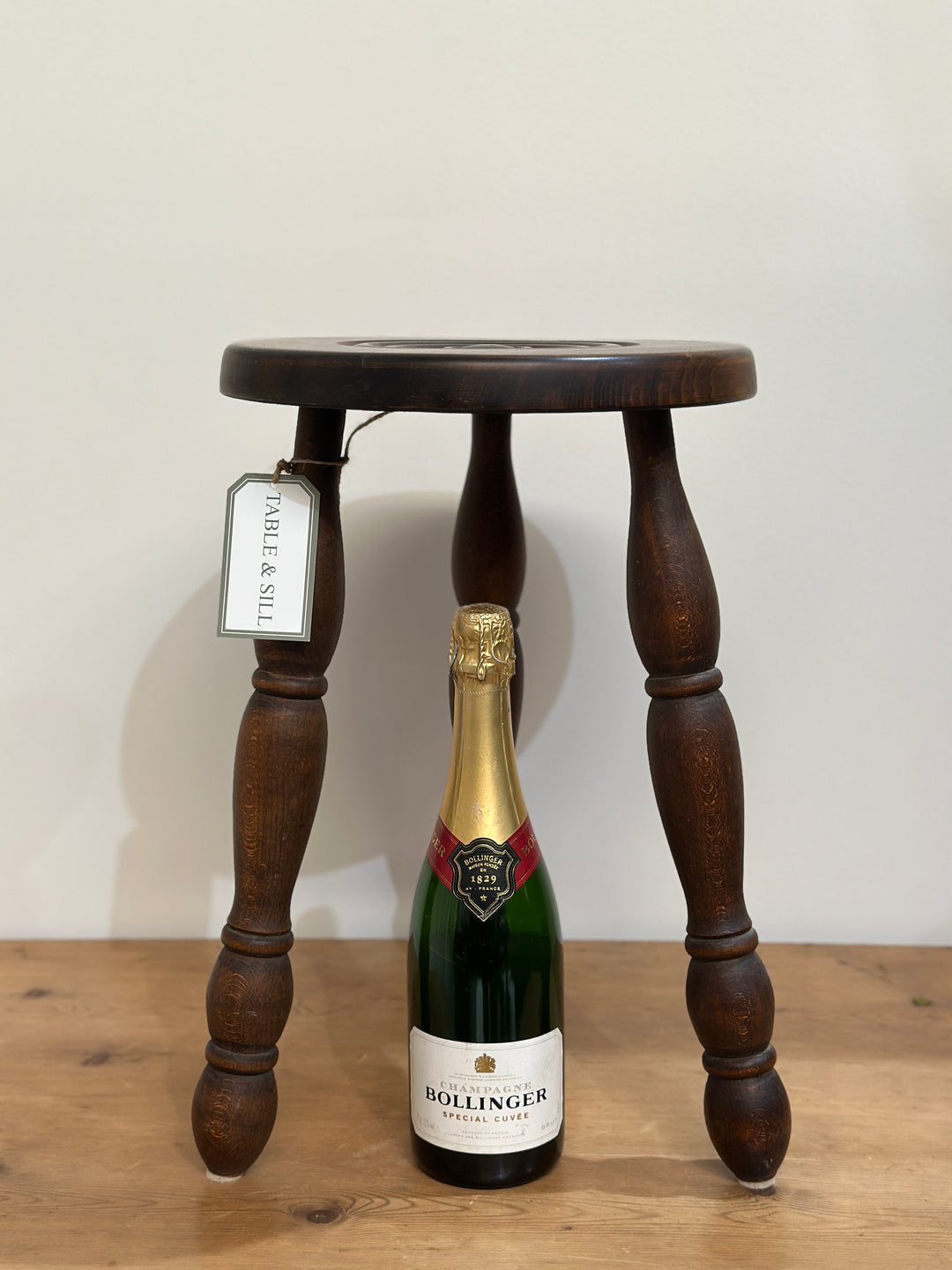 Vintage French Tripod Stool