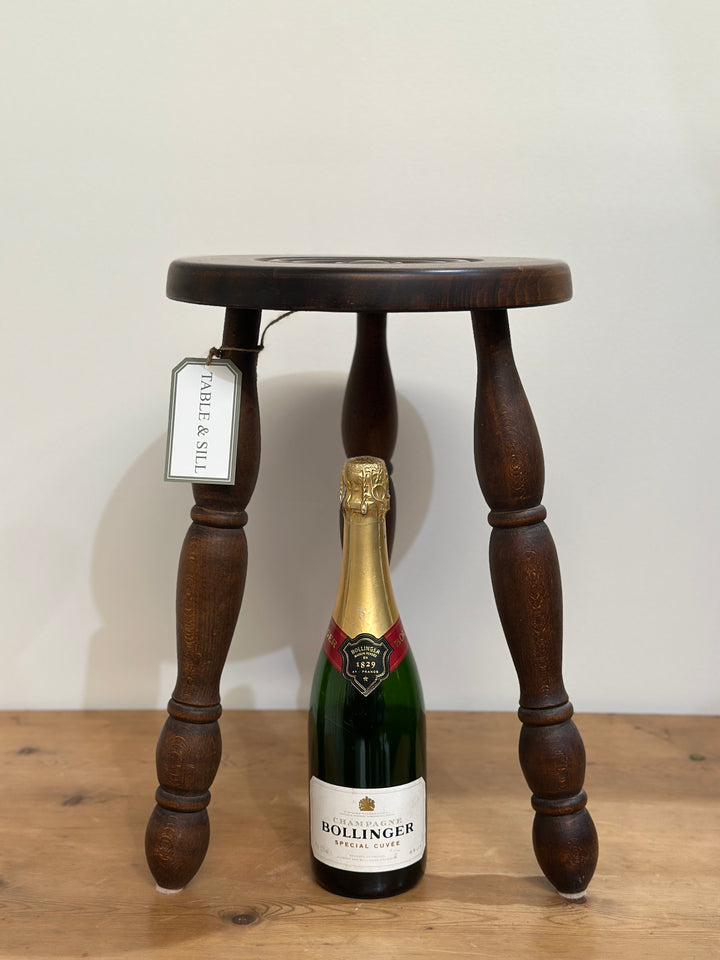 Vintage French Tripod Stool