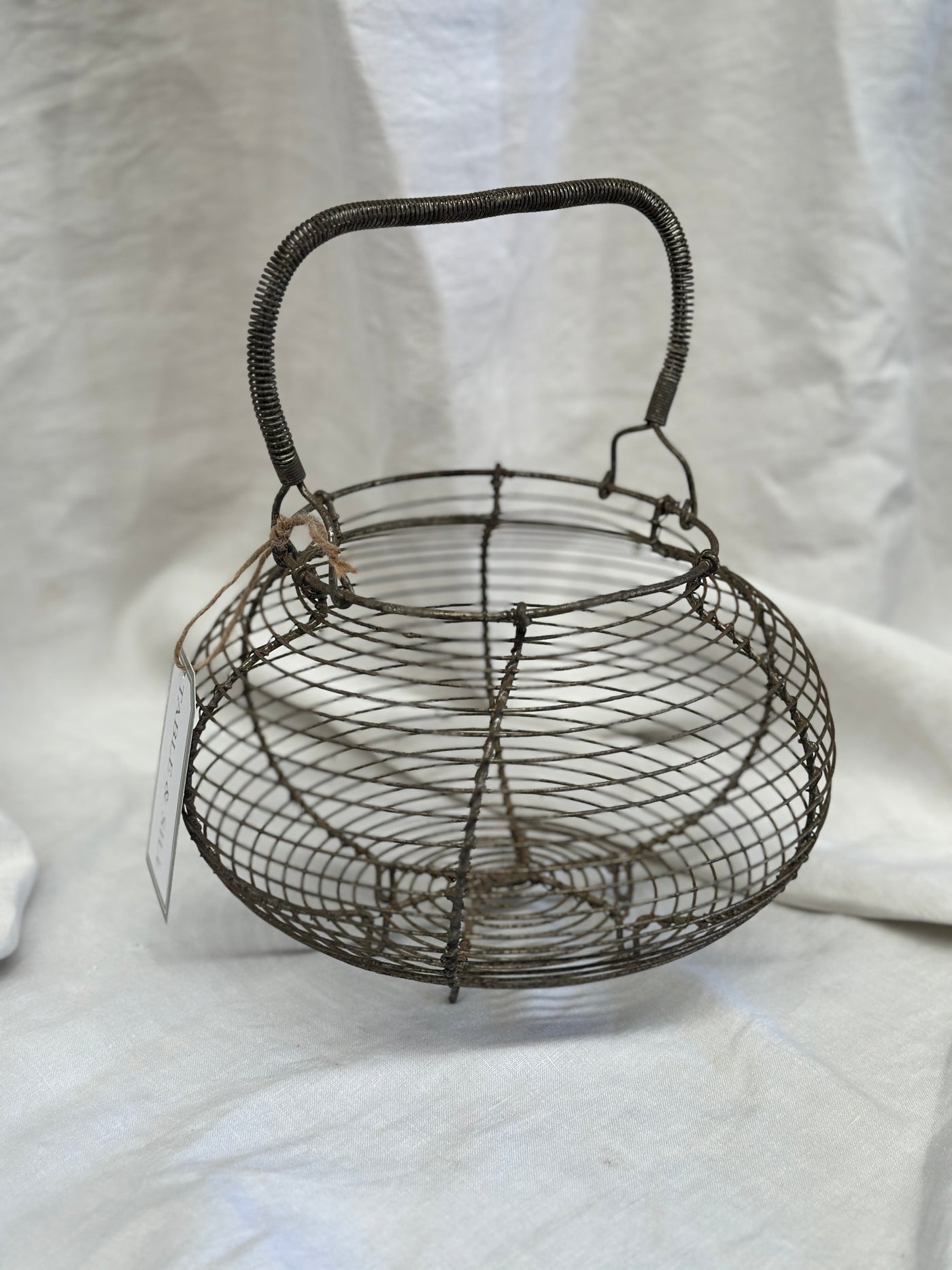 Vintage French Egg Basket