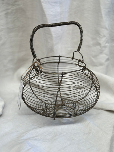 Vintage French Egg Basket