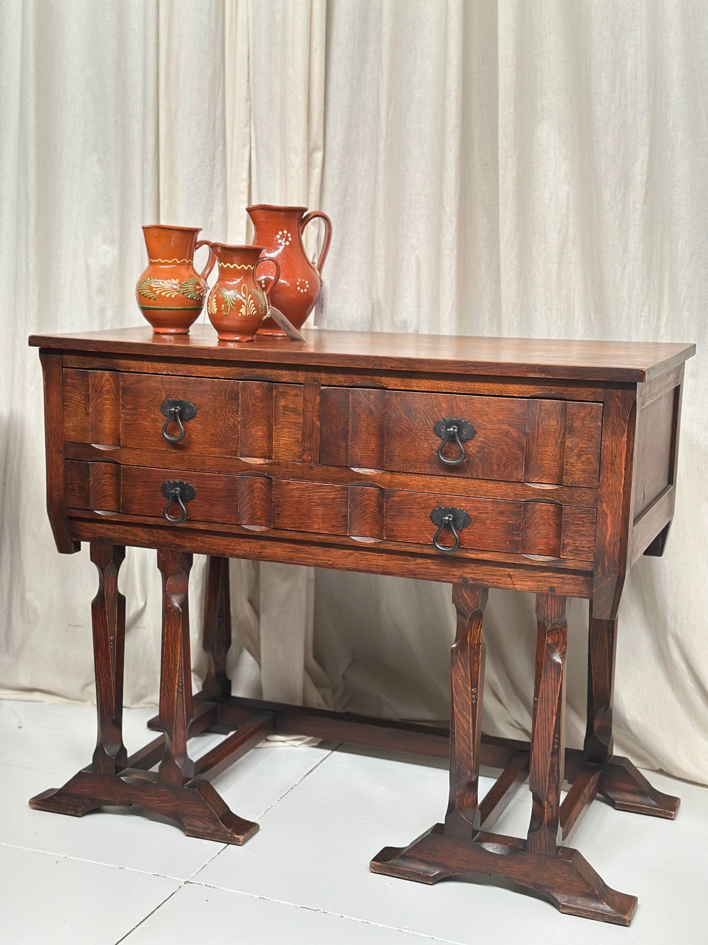 English Arts & Crafts Oak Buffet