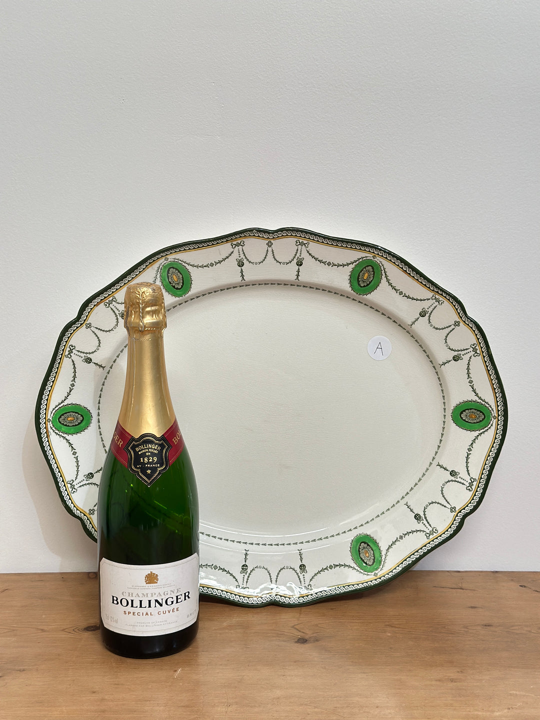 Large Antique English Ironstone Platter