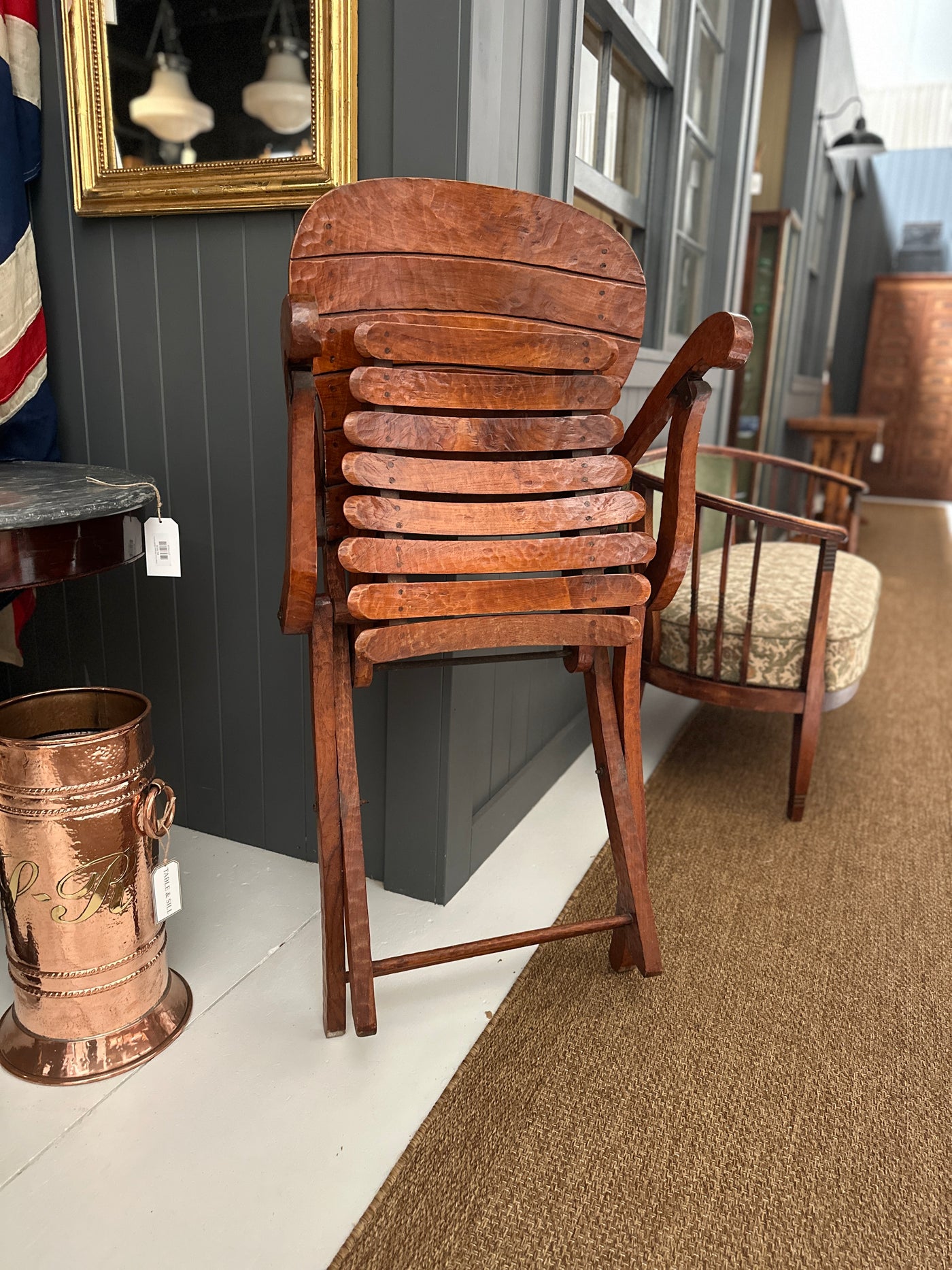 Antique French Biomorphic Chair