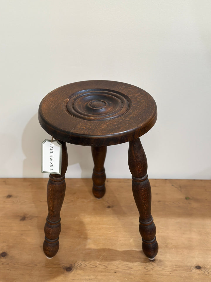 Vintage French Tripod Stool