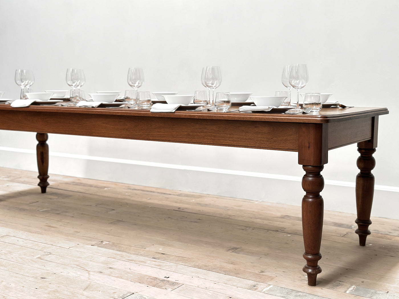 Colonial Style Blackwood and Maple Table