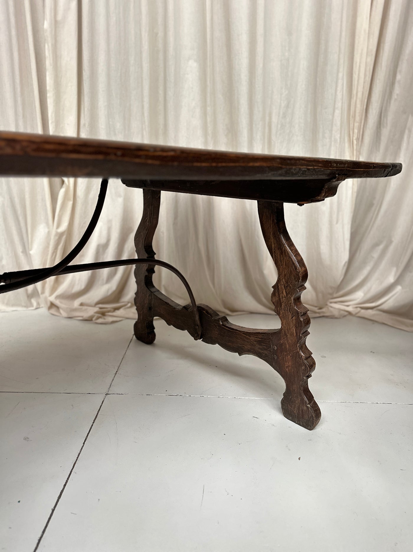 Antique Spanish Oak Dining Table