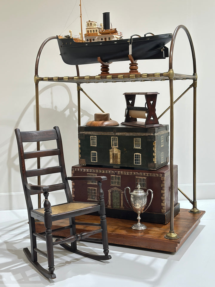 Antique Hotel Luggage/Trunk Trolley