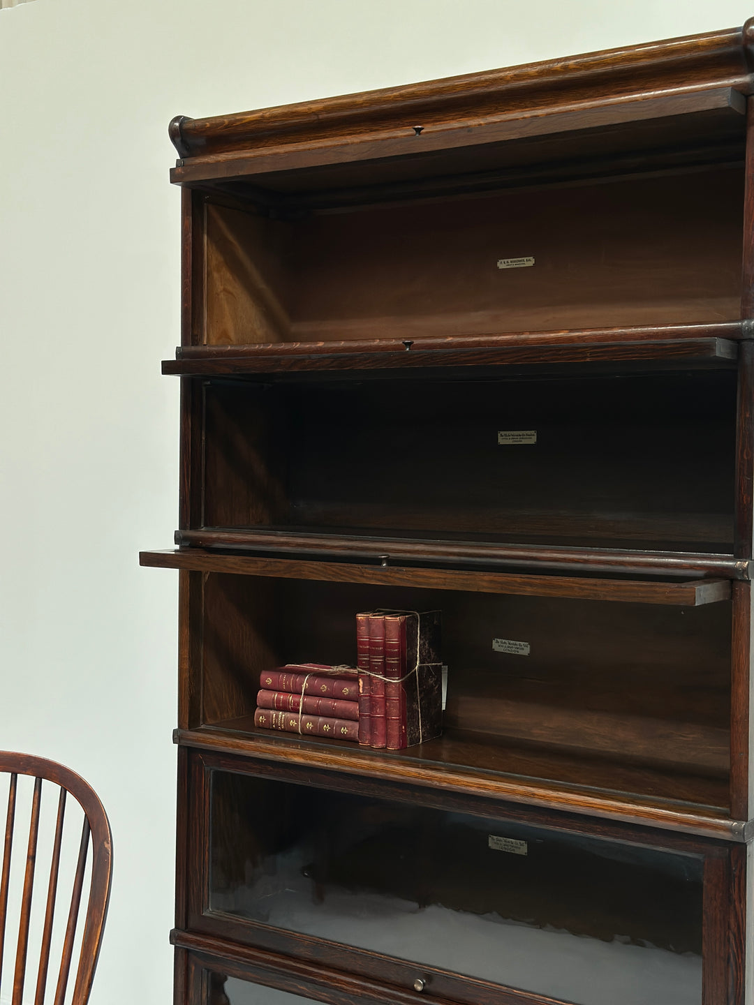 Antique Globe Wernicke Barristers Bookcase