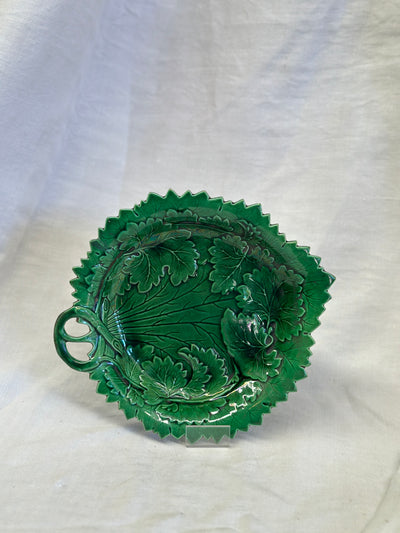 Antique Majolica Serving Dish