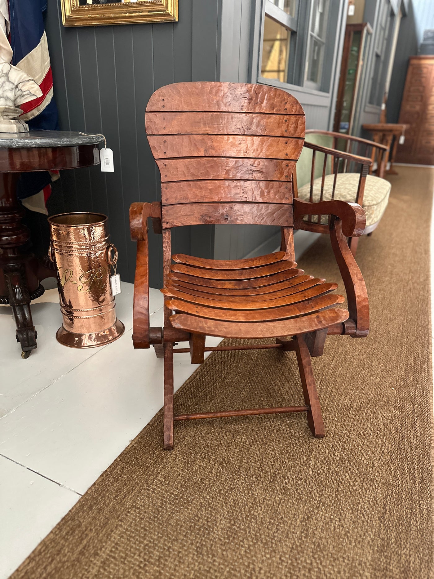 Antique French Biomorphic Chair
