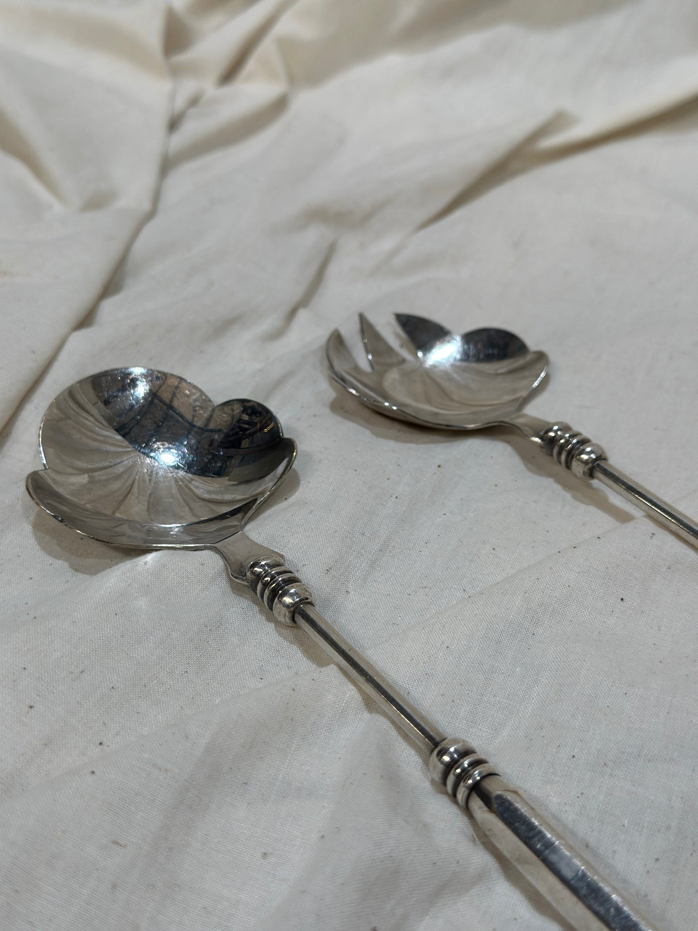 Silverplate Salad Servers (Pair)