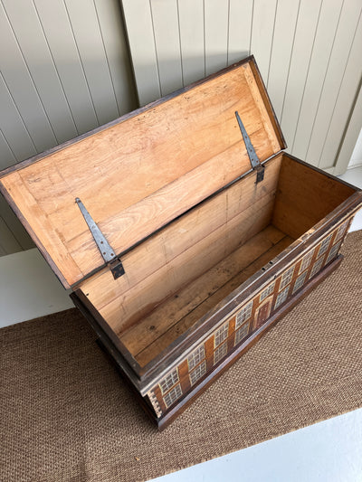 Handpainted Georgian Style Trunk