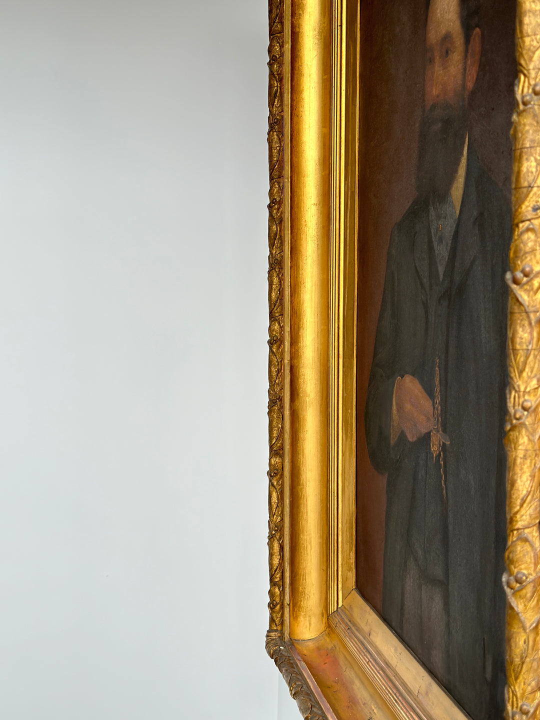 Was $6495 - C19th Oil Portrait Of A Gentleman