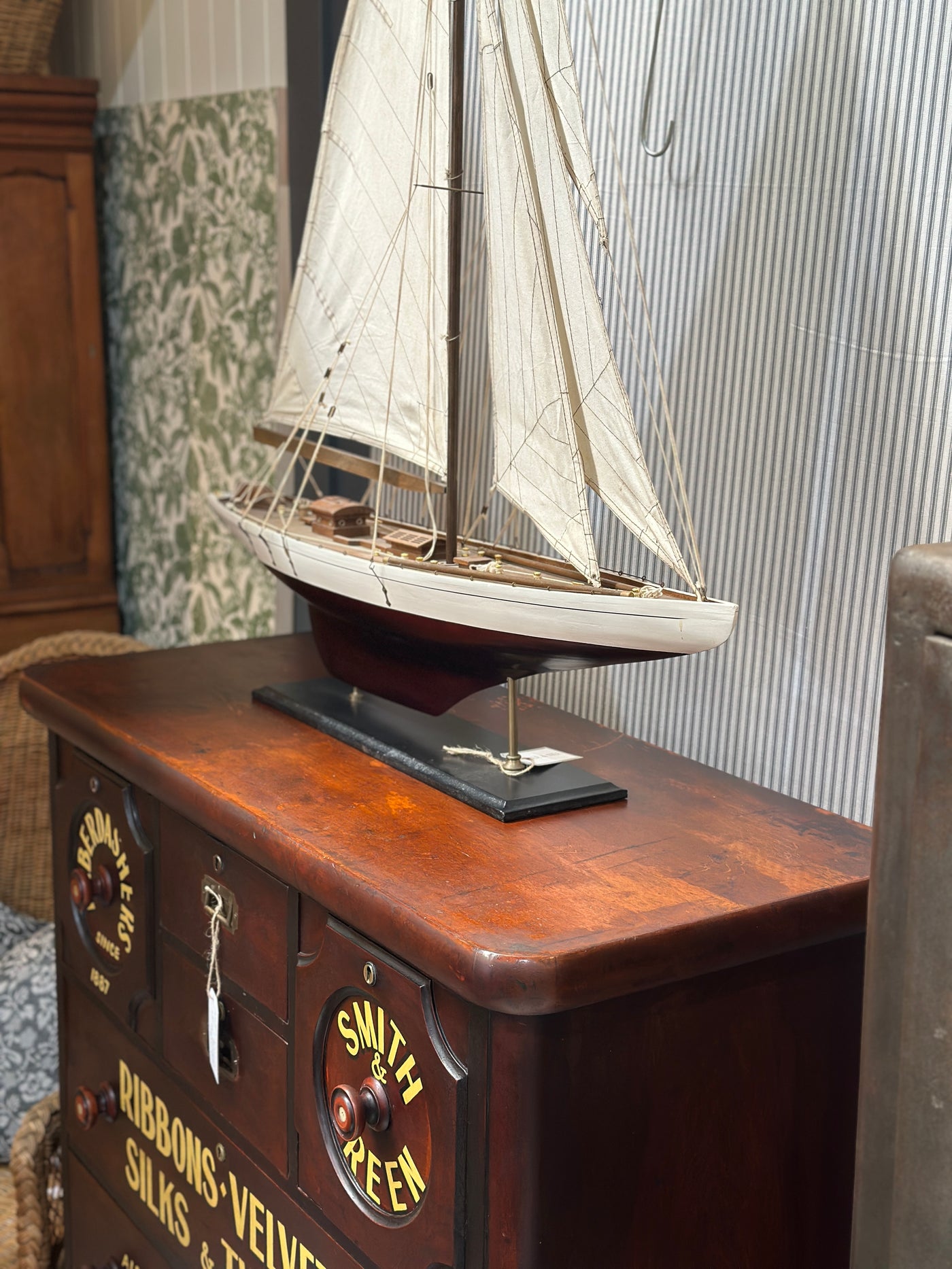 Australian Colonial Drawers with Haberdashery Signage