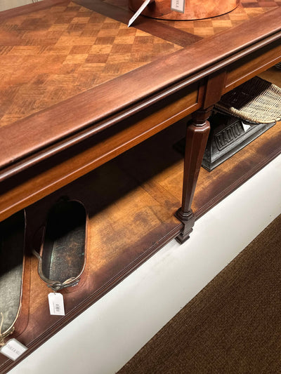 1920s French Parquetry Drapers Table