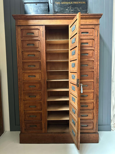 Vintage French Pigeonhole Cabinet
