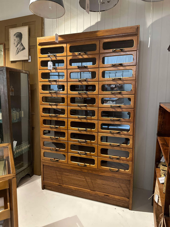 Large Vintage Haberdashery Drawers
