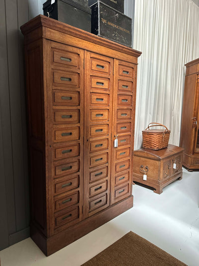 Vintage French Pigeonhole Cabinet