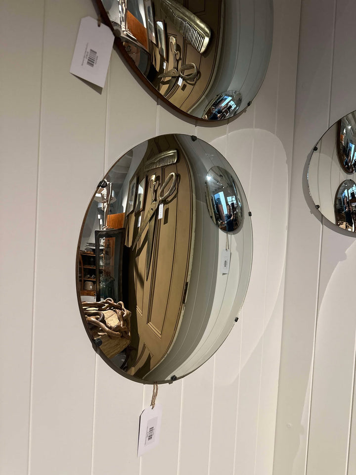 Midcentury Italian Convex Mirror 30cm