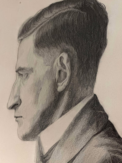 1932 Sketch Of German Gentleman