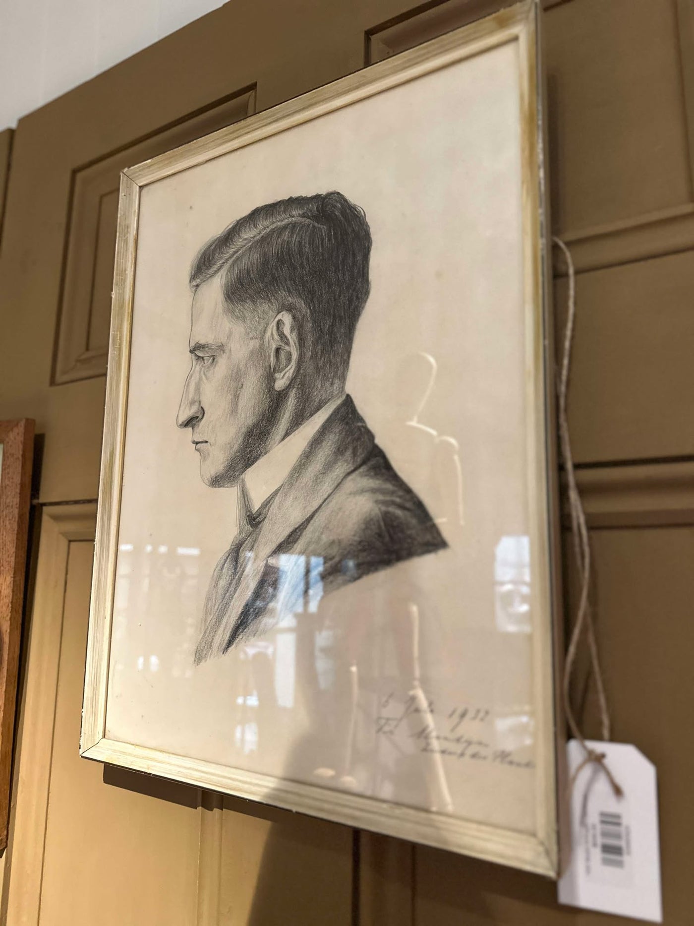 1932 Sketch Of German Gentleman