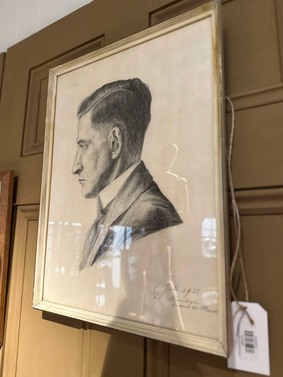 1932 Sketch Of German Gentleman
