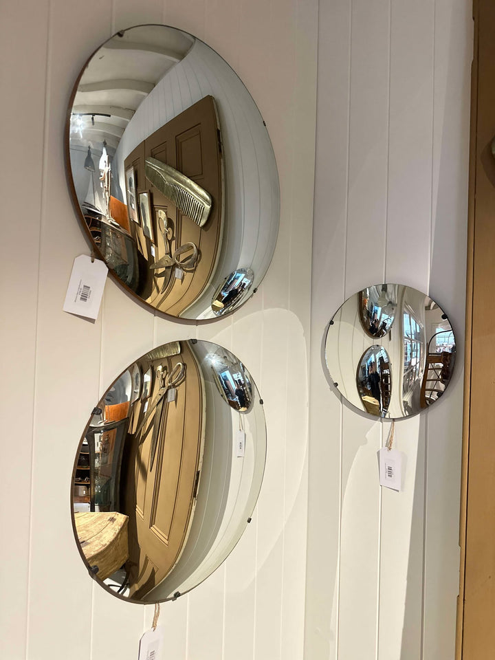 Midcentury Italian Convex Mirror 30cm