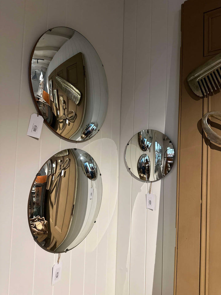 Midcentury Italian Convex Mirror 30cm