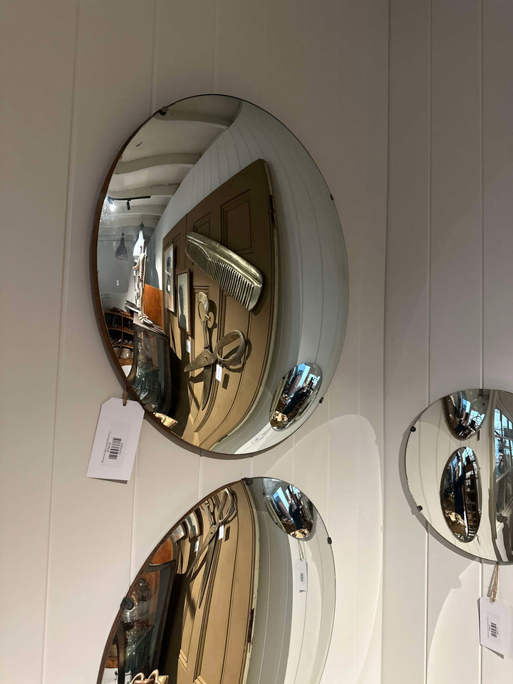 Midcentury Italian Convex Mirror 30cm