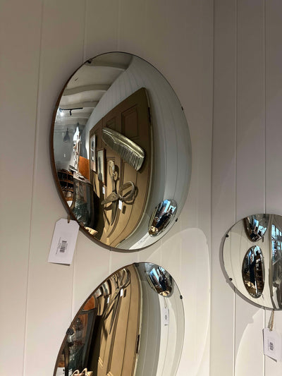 Midcentury Italian Convex Mirror 30cm