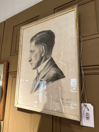 1932 Sketch Of German Gentleman