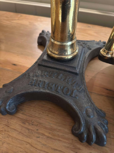Large English Brass Cast Iron Scales