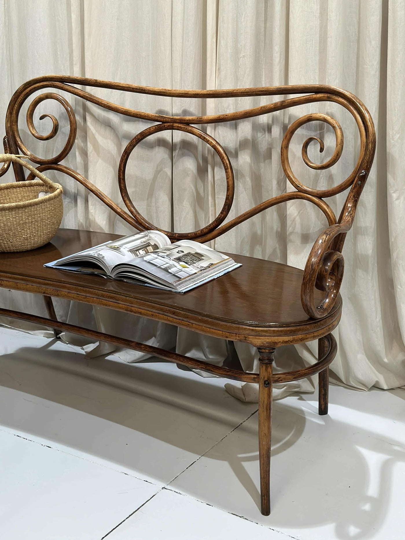 Antique Austrian Bentwood Sofa