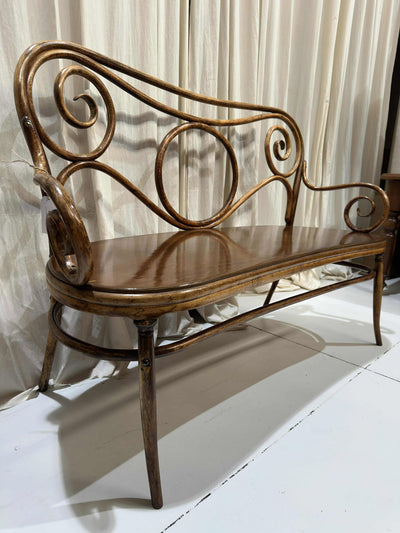 Antique Austrian Bentwood Sofa