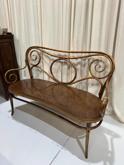 Antique Austrian Bentwood Sofa