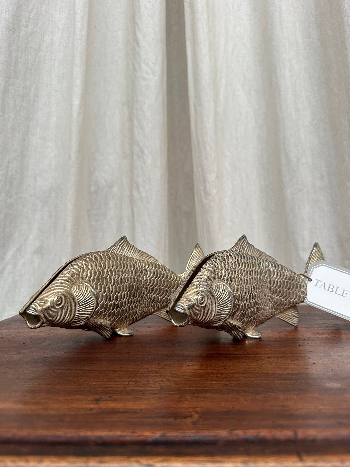 Pair Italian Fish Napkin Holders