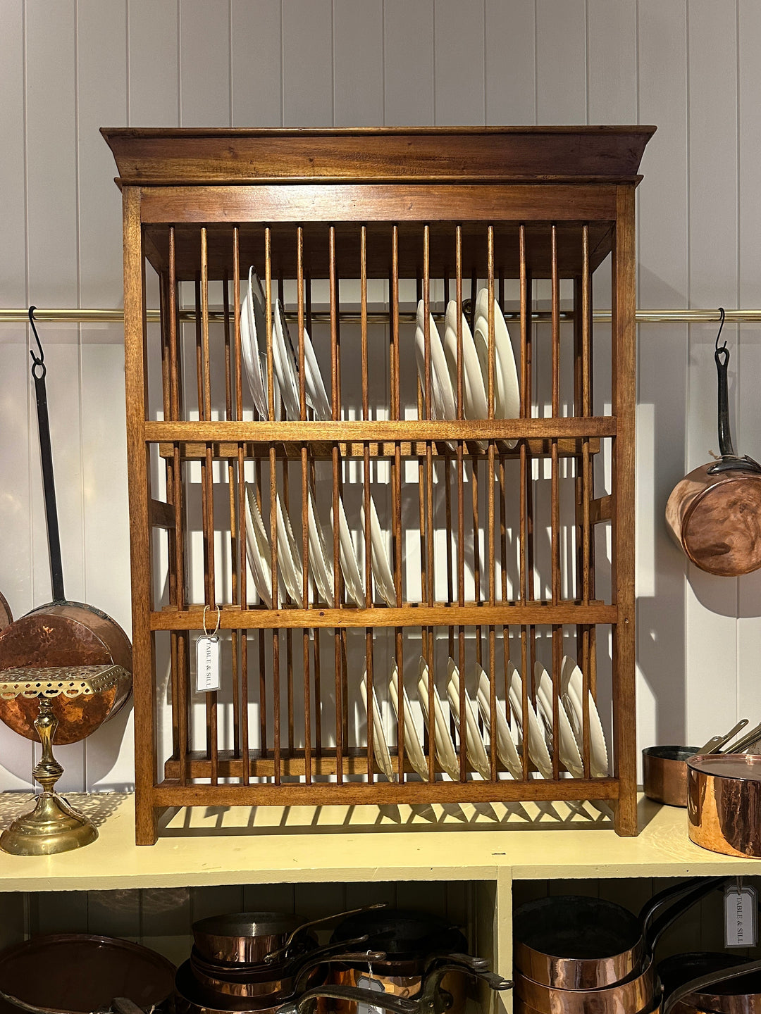 Large Vintage Plate Rack