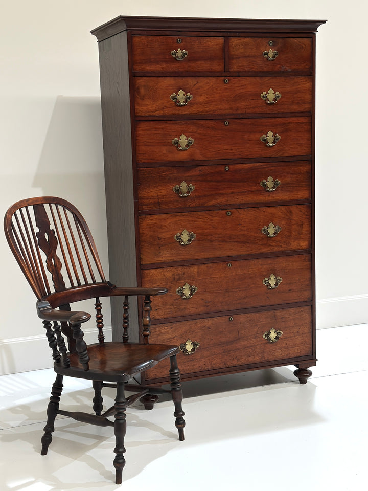 Antique Colonial Tallboy Drawers