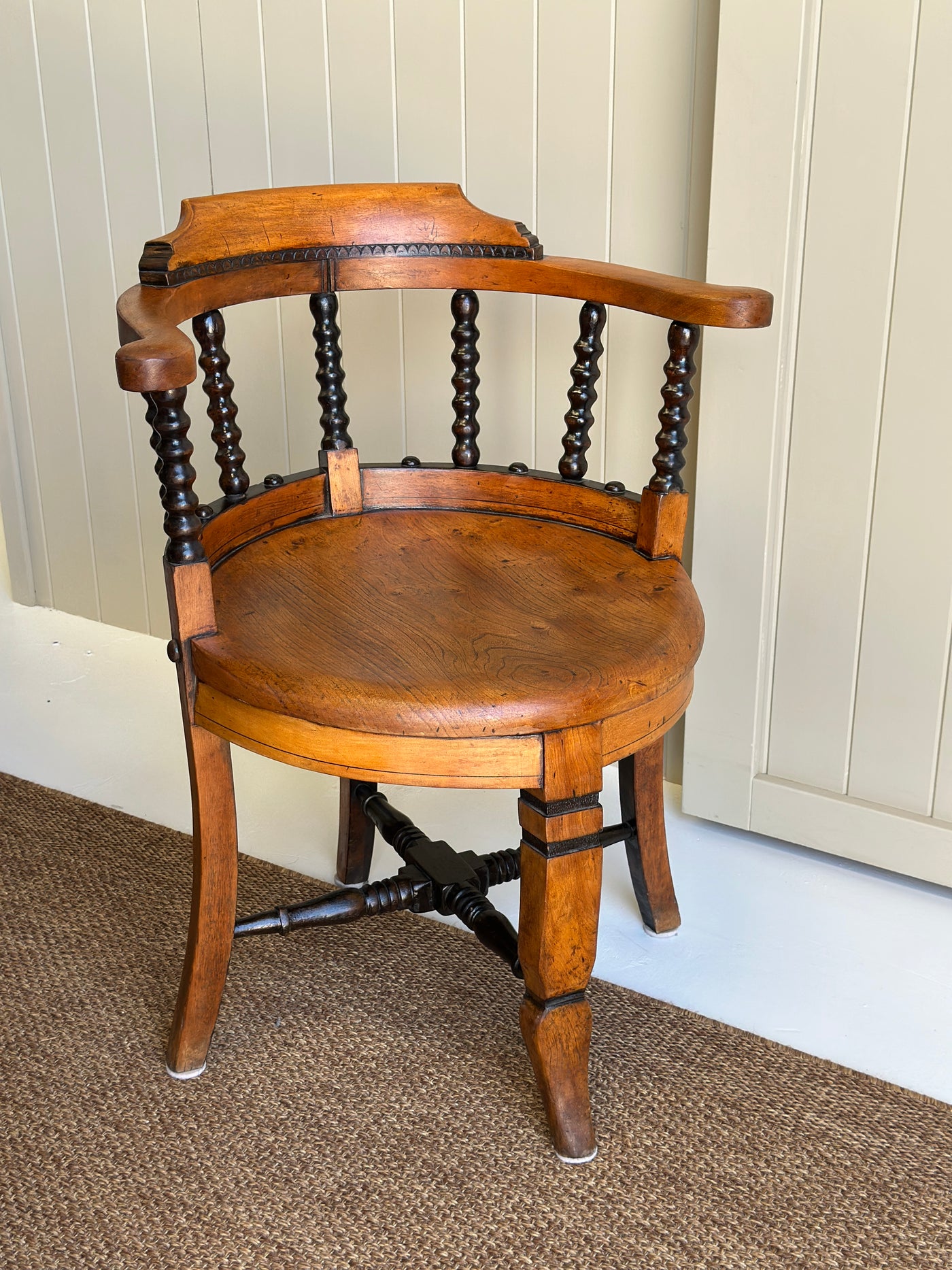 Antique English Captains Chair