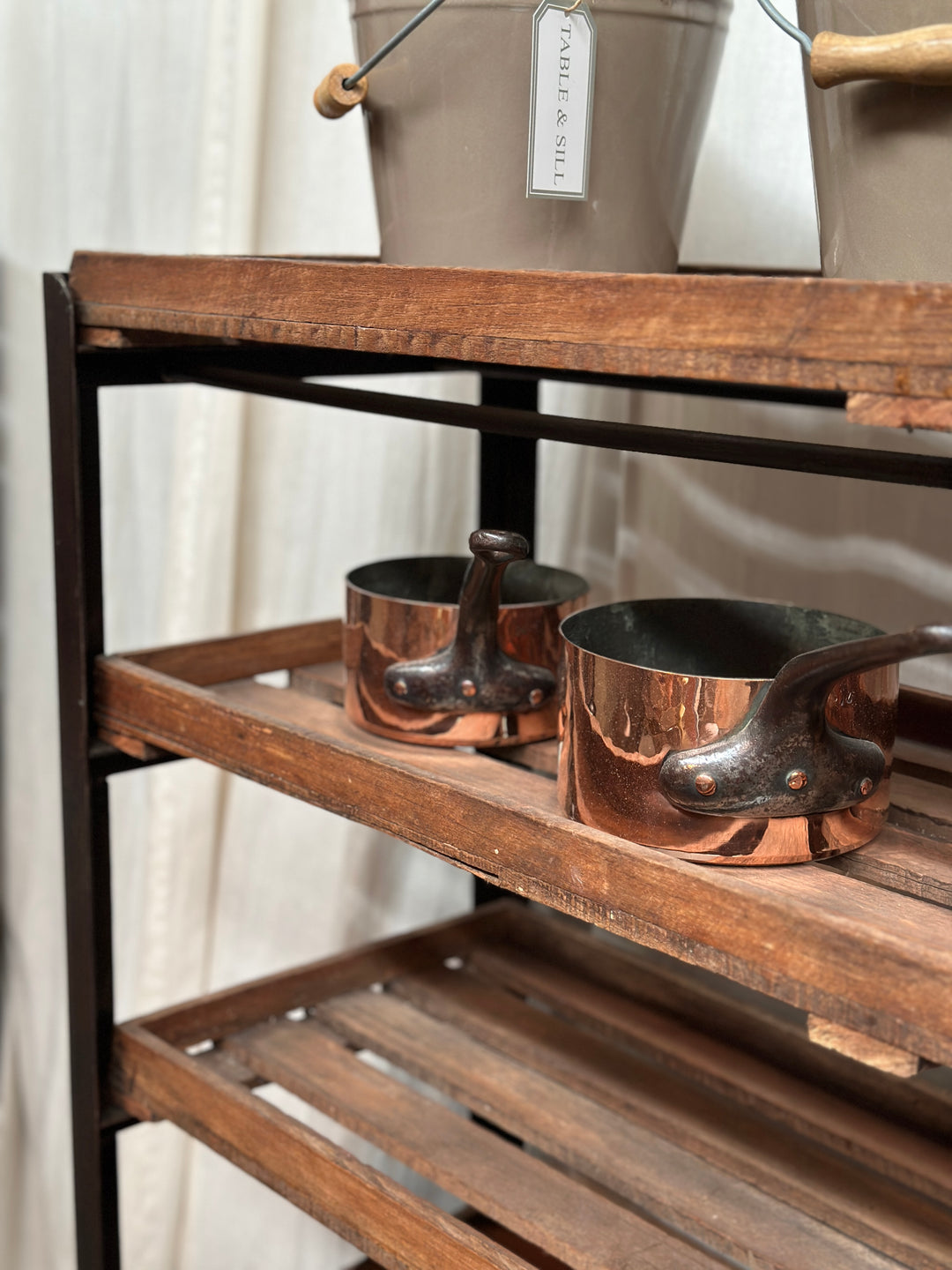Vintage Cobblers Rack on Wheels